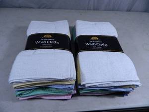 36 New Washcloths