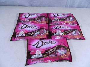 5 New Bags of Dove Milk Chocolate and Almond Chocolates
