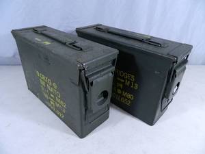 Pair of 30 Cal. US Military Ammo Cans