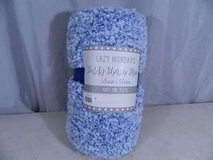 New Lazy Mondays Teddy Sherpa Throw
