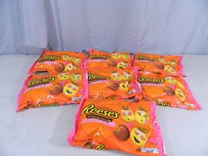 7 Bags of Reeses Emoji Peanut Butter Cups