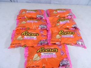 7 New Bags of White Creme Reese Hearts