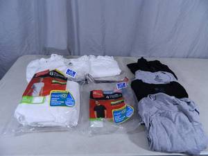 10 New Mens Large Tagless Tshirts