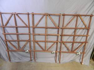3 New Wood Garden Trellis