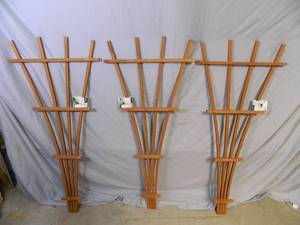3 New Wood Garden Trellis