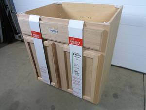New Oak Front Sink Cabinet