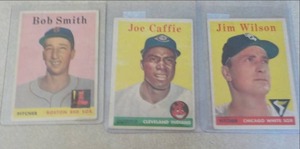 3 - 1958 Topps Baseball Cards...