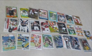 25 Football Star Cards...