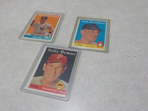 3 1958 Topps Baseball Cards...