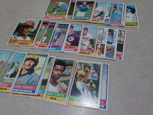 50 1976 Topps Baseball Cards...