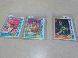 3 1974 -75 Topps Basketball Cards...