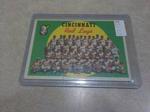 1958 Topps Cincinnati Red Card...