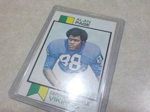 1973 Topps Alan Page Card...