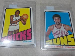 2 1972-73 Topps Basketball Cards...
