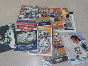 Joe Namath Cards...