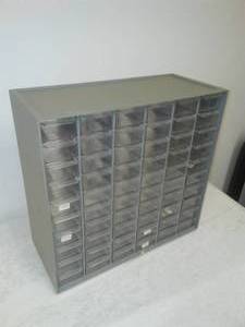 lot 10 image: 60 drawer storage container
