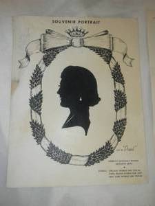 lot 44 image: Worlds Fair Silhouette 1933-34.