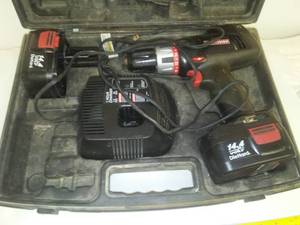 lot 48 image: Cordless Drill 14.4 Craftsman Diehard.