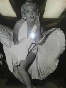 lot 63 image: 2 Marilyn Monroe framed picture & poster