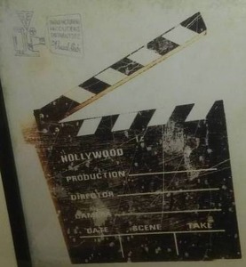 lot 66 image: Hollywood theme poster & print. Movie Strip picture holder. John French 1950, Victoria & Albertmuseum, London - poster 36x24.
