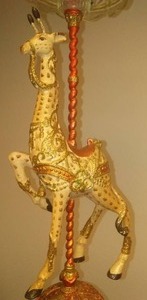 lot 68 image: Giraffe Carousel art work