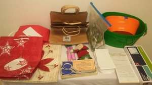 lot 95 image: Gift Bags, Pinking Shears & more.