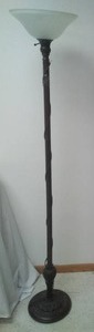 lot 120 image: Floor lamp  - heavy base