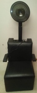 lot 23 image: Hair dryer and chair excellent, working condition