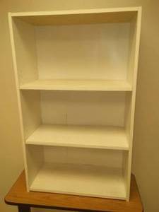 lot 49 image: Shelving cabinet 2 adjustable shelf Bookcase