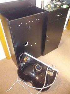 lot 84 image: Hair Wash Station. Includes sink & cabinet & much more