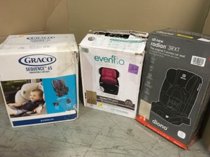 lot 32 image: Lot of assorted Branded Baby Car Seats not used