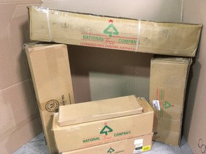 lot 22 image: Pallet with assorted Christmas Trees