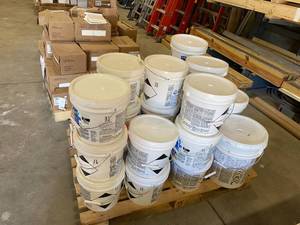 Misc Pallet of Epoxy Grout and Mortar