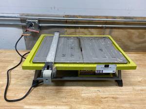 lot 63 image: RYOBI WS722 Wet  Tile Saw