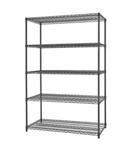lot 78 image: TRINITY 5-Tier Steel Garage Storage Shelving Unit in Black (48 in. W x 72 in. H x 18 in. D)
