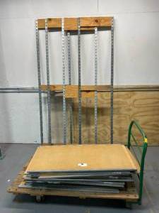 lot 80 image: Lot of Commercial Shelving