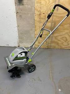 lot 89 image: EARTHWISE 11 in. 8.5 Amp Electric Tiller and Cultivator