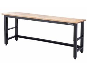 lot 12 image: HUSKY 8 ft. Adjustable Height Solid Wood Top Workbench