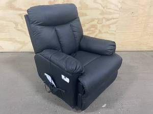 lot 14 image: Handicap Black Auto Recliner (stand-up)