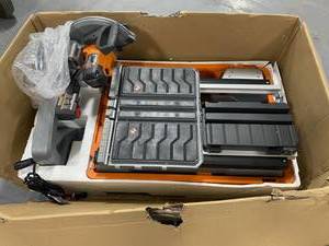 lot 97 image: RIDGID 10 in. Wet Tile Saw with Stand