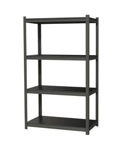 lot 26 image: IRON HORSE 3200 Series 18 in. D x 36 in. W x 60 in. H Black 4-Tier Laminate Adjustable Shelving Unit