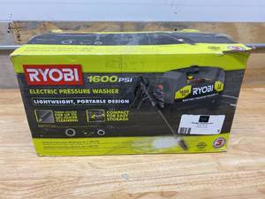 lot 5 image: Ryobi 1600 PSI Electric Pressure Washer