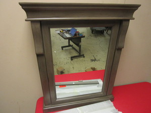 lot 804 image: MEDICINE CABINET, DISTRESSED GREY - NEW
