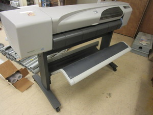 lot 826 image: HP DESIGN-JET PRINTER 500, INK JET ROLLS