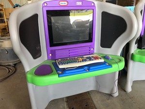 lot 21 image: IBM Little Tikes Computer Centers (Lot of 2)