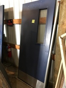 lot 54 image: Steel Doors 36 (Lot of 3)