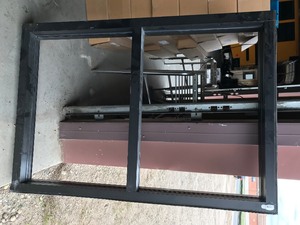 lot 41 image: Salvaged 48 Aluminum Windows (Lot of 3)
