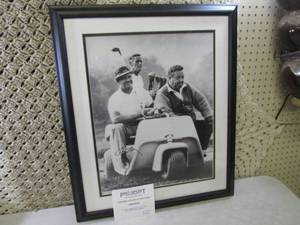 Framed Signed Sam Snead Photo with ...
