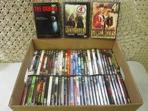 Box of DVD Movies  D-4...