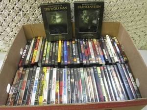 Box of DVD Movies  D-4...
